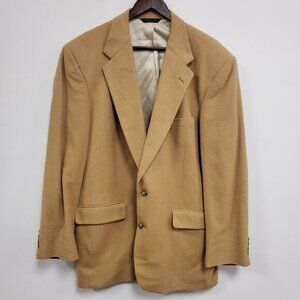 Tom James Mens Single‎ Breasted Wool Blazer Size 46R Professional Sophisticated